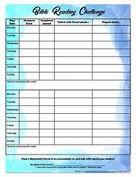 Image result for Bible Reading Challenge Printable