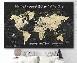 Image result for Personalized Travel Map with Pins
