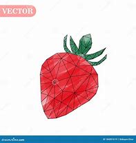 Image result for Vector Strawberry Low Poly