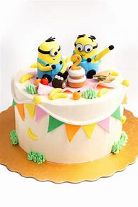 Image result for Minion Birthday Cake