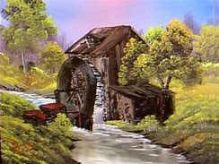 Image result for Bob Ross the Old Mill