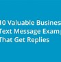 Image result for Business Text Message