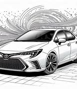 Image result for 2019 Toyota Corolla Sedan Colouring Pages