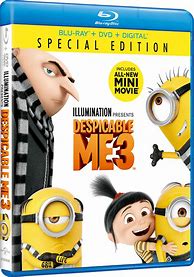 Image result for Despicable Me 3 Movie DVD Covers