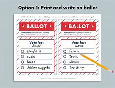 Image result for Yes or No Ballot Template
