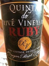 Image result for Prive Pinot Noir Quinta do Prive Ruby