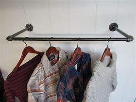 Image result for Wall Clothes Hanger Rack