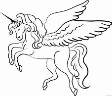 Image result for Unicorn ClipArt Outline