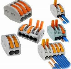 Image result for Electrical Wire Spring Loaded Clips