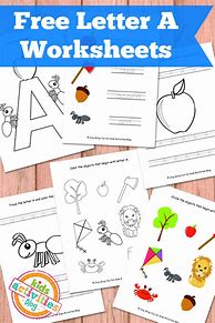 Image result for A Worksheets for Kids