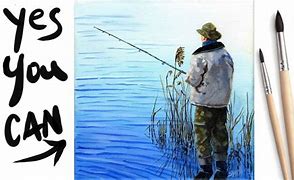 Image result for Painting Man Fish
