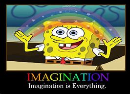 Image result for Spongebob Imagination Text