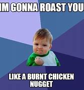 Image result for Burnt Chicken Nugget Meme