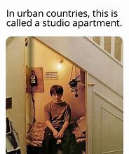 Image result for Studio Apartment Meme