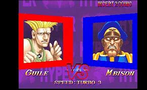 Image result for Hyper Street Fighter II Guile Game Over Arcade