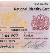 Image result for London ID Card