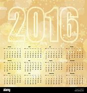 Image result for 2016 Week Calendar