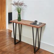 Image result for Wooden Console Table