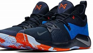 Image result for Blue and White Nike Basketball Shoes