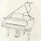 Image result for Grand Piano Sketch