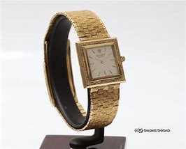 Image result for Yellow Gold Watch with Square Face