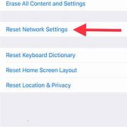 Image result for iPhone X Reset Network Settings