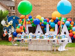 Image result for Sonic the Hedgehog Birthday Decorations