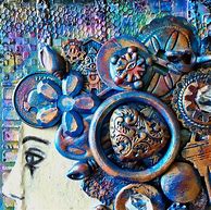 Image result for Mixed Media Assemblage Art