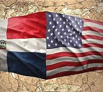 Image result for Dominican and American Flag