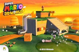 Image result for Mario 3D World Tittle Screen
