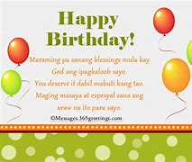 Image result for Funny Tagalog Birthday Message