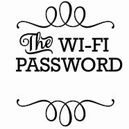 Image result for Wifi Password Sticker