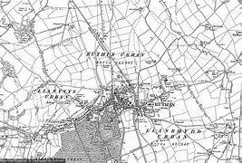 Image result for Map of Ruthin North Wales