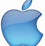 Image result for Blue Apple Logo Black Background