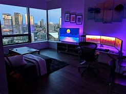 Image result for Cozy Gaming Stup Inspo
