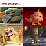 Image result for Mandalorian and Baby Yoda Memes
