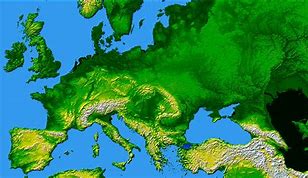 Image result for Europe Height Map