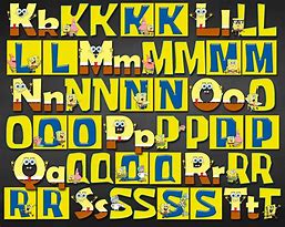 Image result for Spongebob Commercials Alphabet