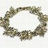 Image result for Vintage Faux Pearl Rhinestone Enamel Flowers Bracelet