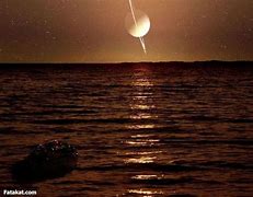 Image result for What Color Is Liquid Methane On Titan
