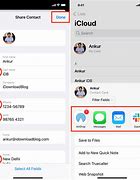 Image result for iphone ios new feature share contact information