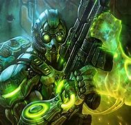 Image result for Computer Game with Green Robot