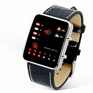 Image result for Men's Red LED Watch