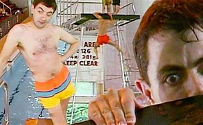Image result for Mr Bean Diving