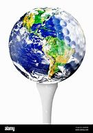 Image result for Golf Ball On a Tee in a Globe