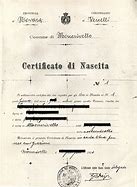Image result for Honorary Italian Certificate