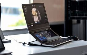 Image result for Double Screen Laptop
