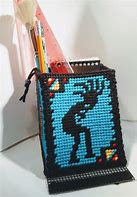 Image result for Plastic Canvas Cell Phone Purse