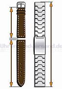 Image result for Watch Strap Sizes Chart