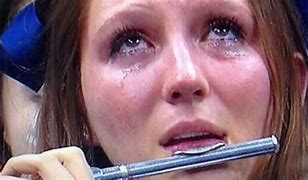 Image result for Girl Playing Flute Crying